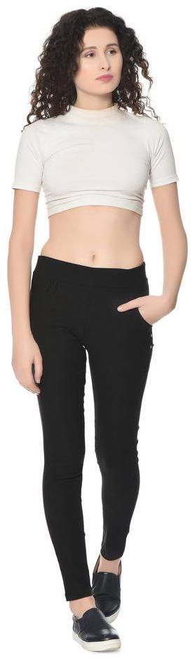 

HRIKSHIKA FASHION Women Black Straight fit Jegging