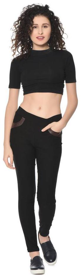 

HRIKSHIKA FASHION Women Black Straight fit Jegging