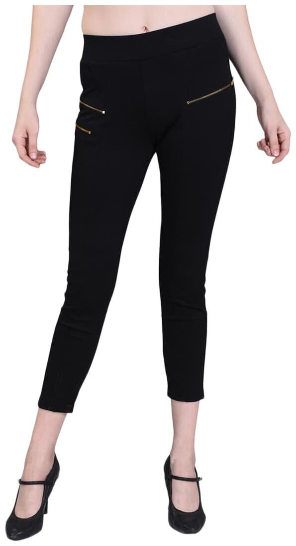 

HRIKSHIKA FASHION Women Black Straight fit Jegging