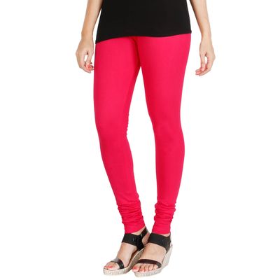 

HRINKAR DARK PINK Soft Cotton Lycra Plain leggings for womens combo Size - L XL XXL - HLGS1536-XXL