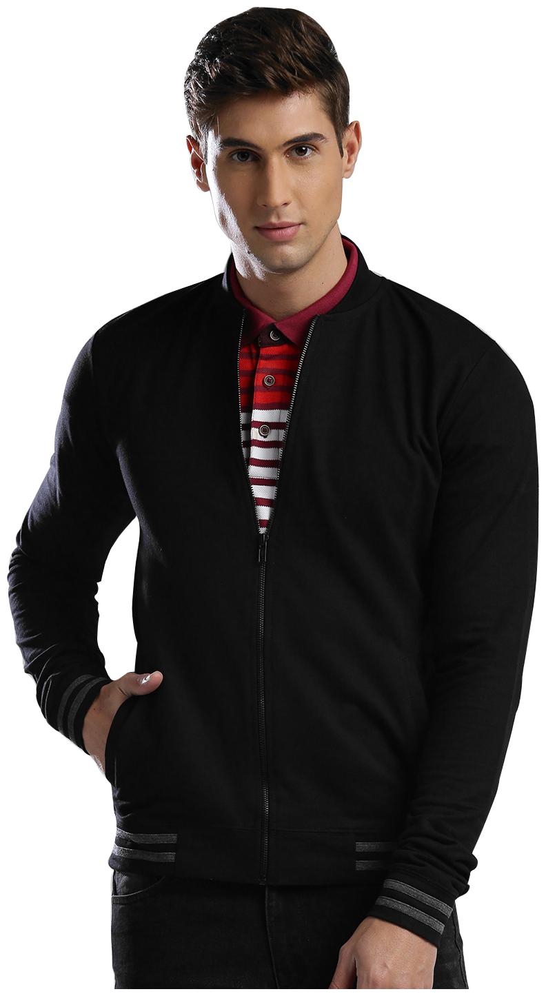

Hubberholme Men Black High neck Hoodie