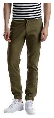 

Hubberholme Men Green Solid Slim fit Regular trousers