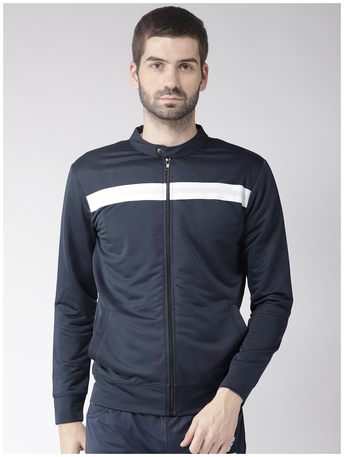 

Hubberholme Men Blue Henley neck Sweatshirt