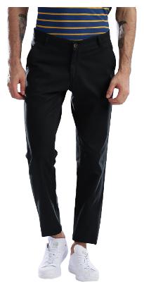 

Hubberholme Men Black Solid Slim fit Regular trousers