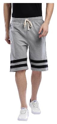 

Hubberholme Men Grey Regular Fit Regular Shorts