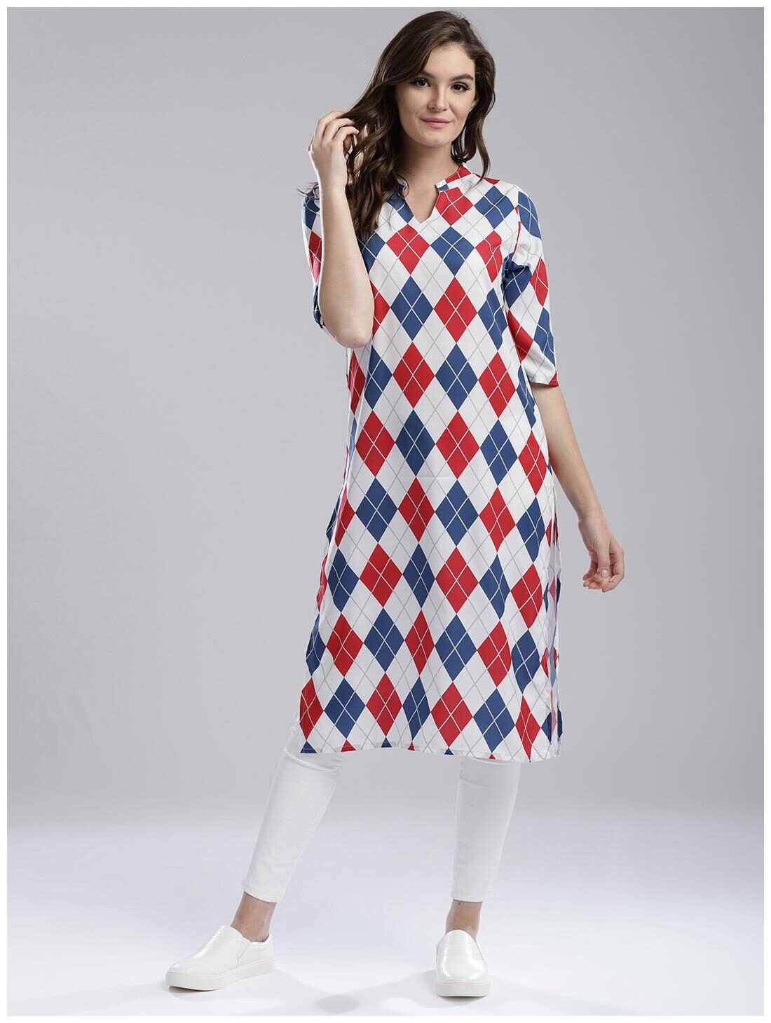 

Hubberholme Women Multi Printed Straight Kurta