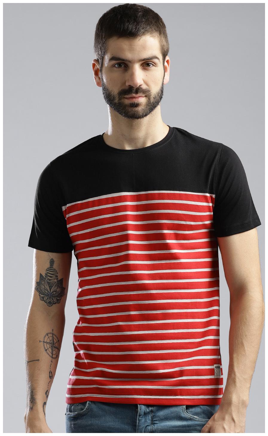 

Hubberholme Men Multi Regular fit Cotton Blend Round neck T-Shirt - Pack Of 1