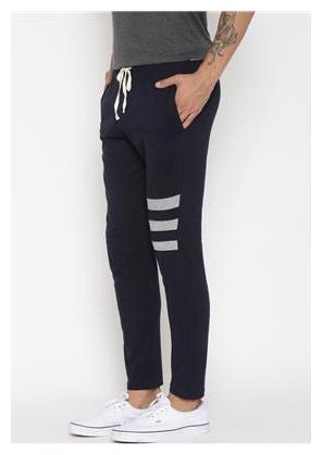 

Hubberholme Men Navy blue Solid Slim fit Track pants