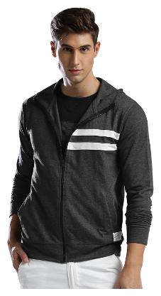 

Hubberholme Men Black Round neck Hoodie