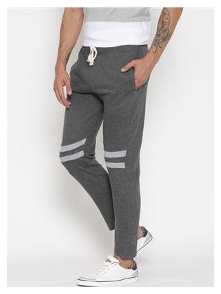 

Hubberholme Men Grey Solid Slim fit Track pants