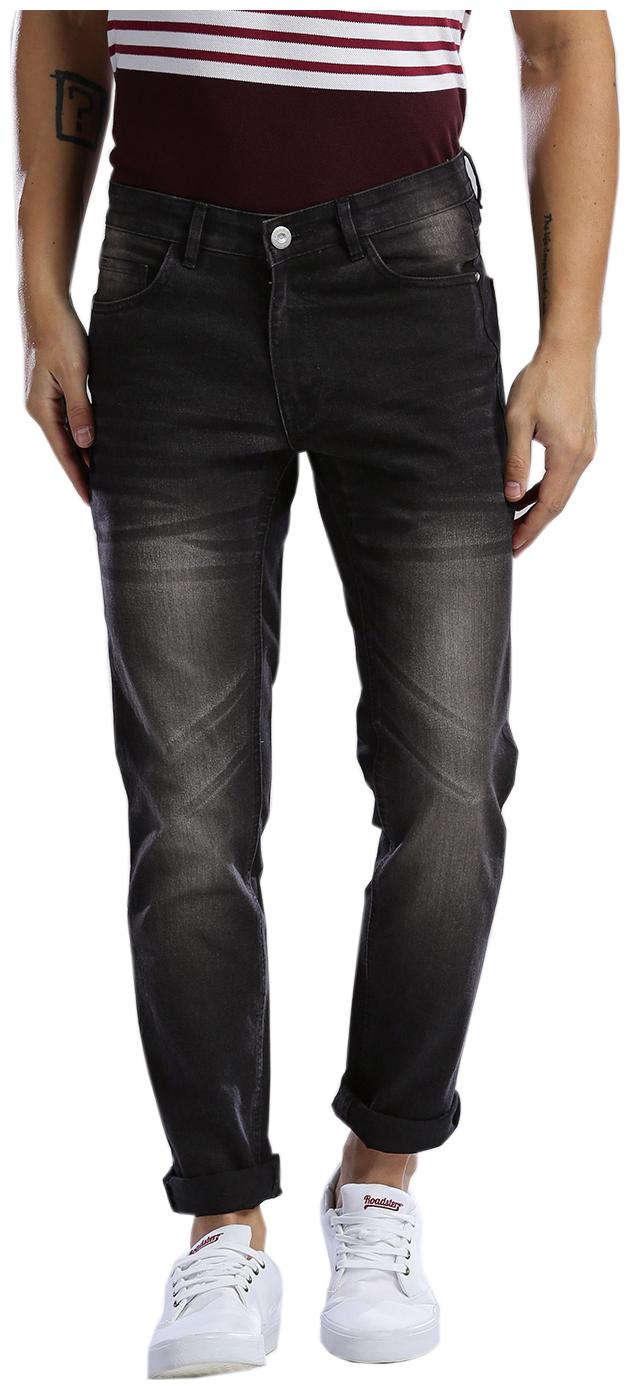 

Hubberholme Men Black Slim Fit Jeans