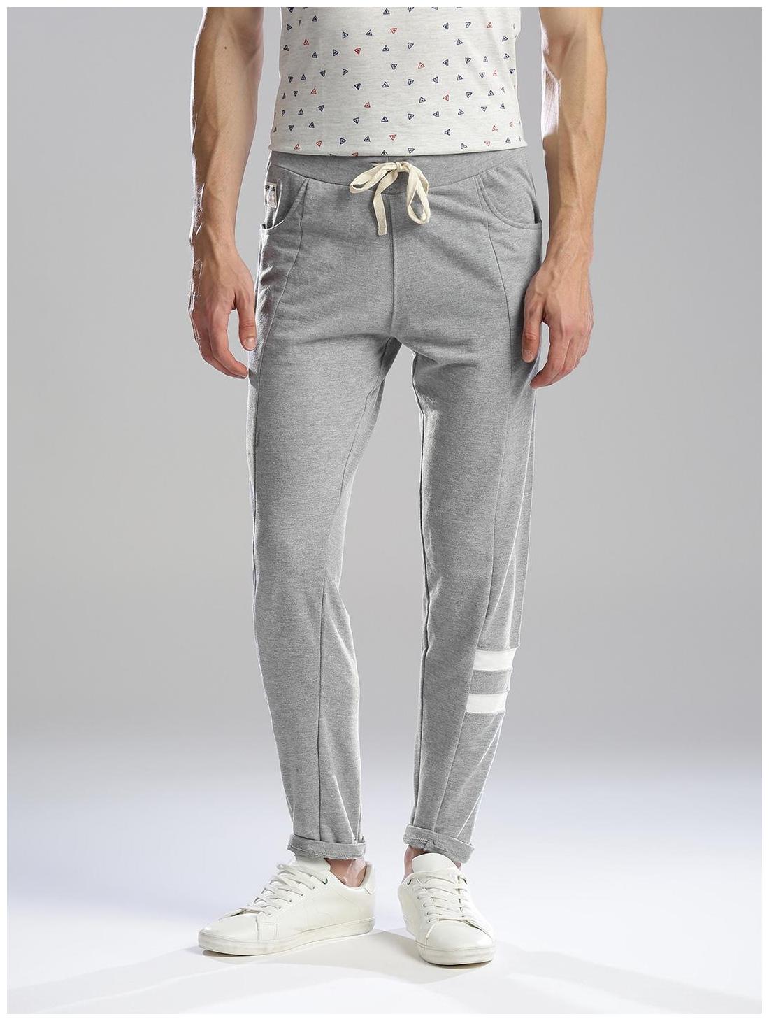 

Hubberholme Men Grey Solid Slim fit Track pants