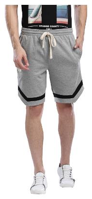 

Hubberholme Men Grey Regular Fit Regular Shorts