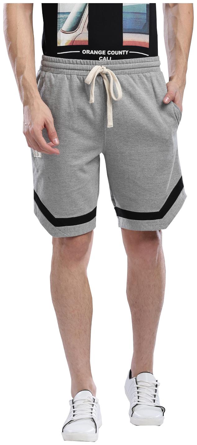 

Hubberholme Men Grey Regular Fit Regular Shorts