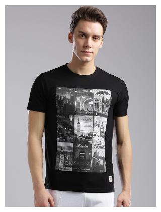 

Hubberholme Men Black Regular fit Cotton Round neck T-Shirt - Pack Of 1