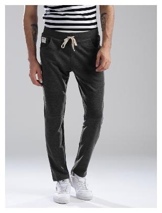 

Hubberholme Men Grey Solid Slim fit Track pants
