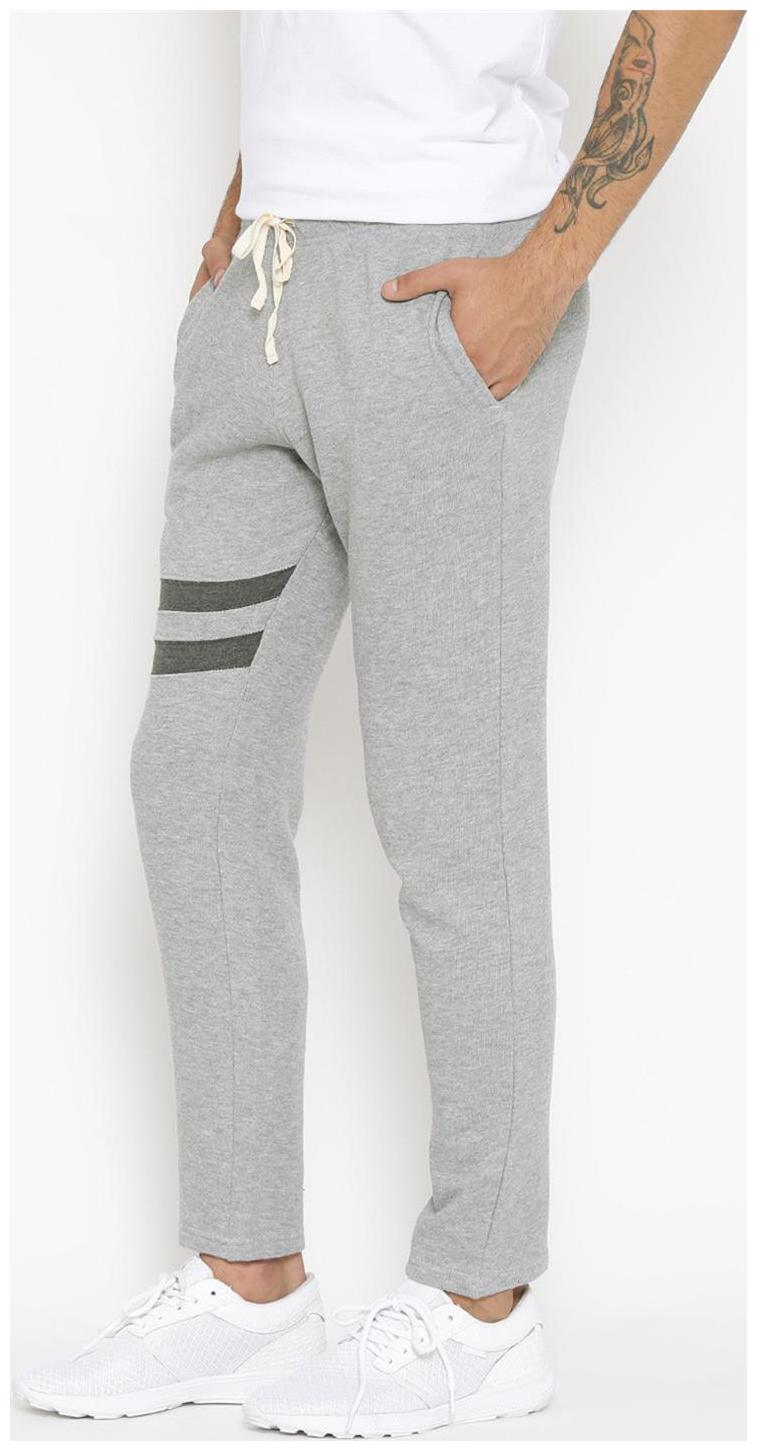 

Hubberholme Men Grey Solid Slim fit Track pants