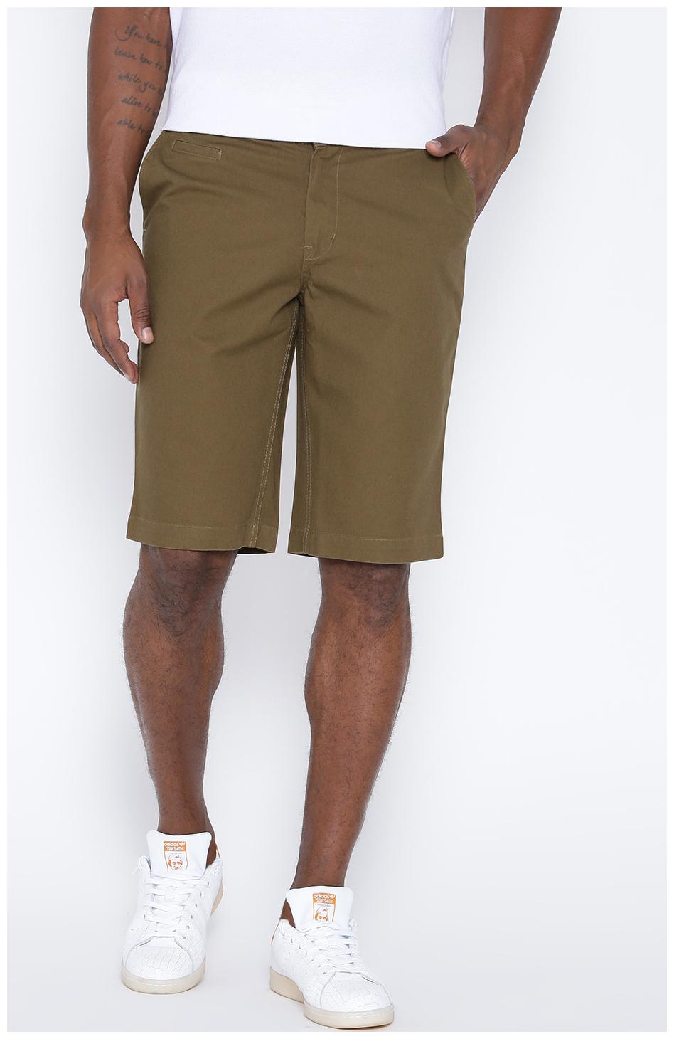 

Hubberholme Men Brown Slim Fit Regular Shorts