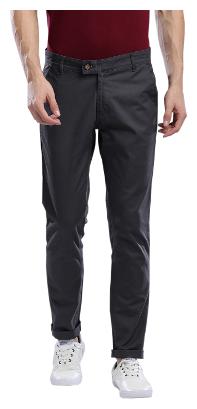 

Hubberholme Men Black Solid Slim fit Chinos