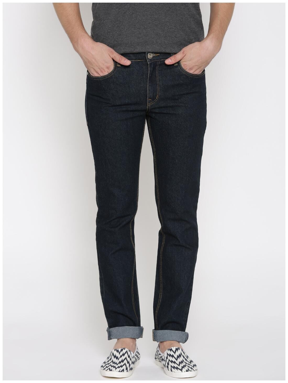 

Hubberholme Men Blue Regular Fit Jeans