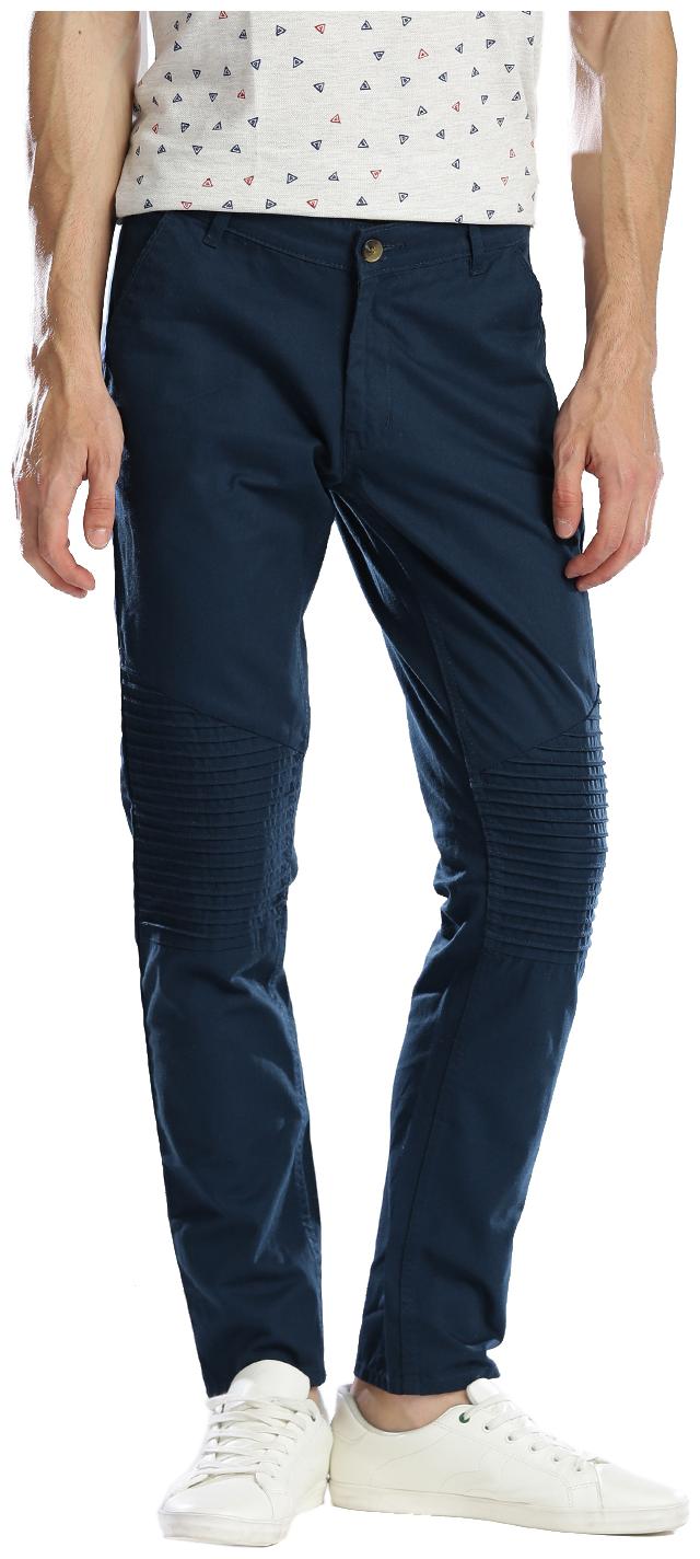

Hubberholme Men Blue Solid Slim fit Chinos