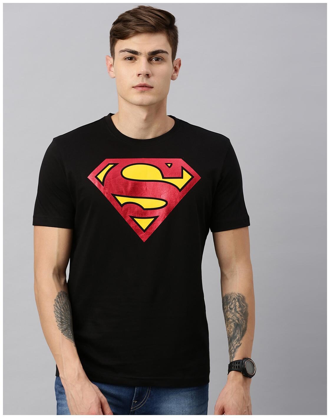 

Huetrap Superman Printed T-Shirt