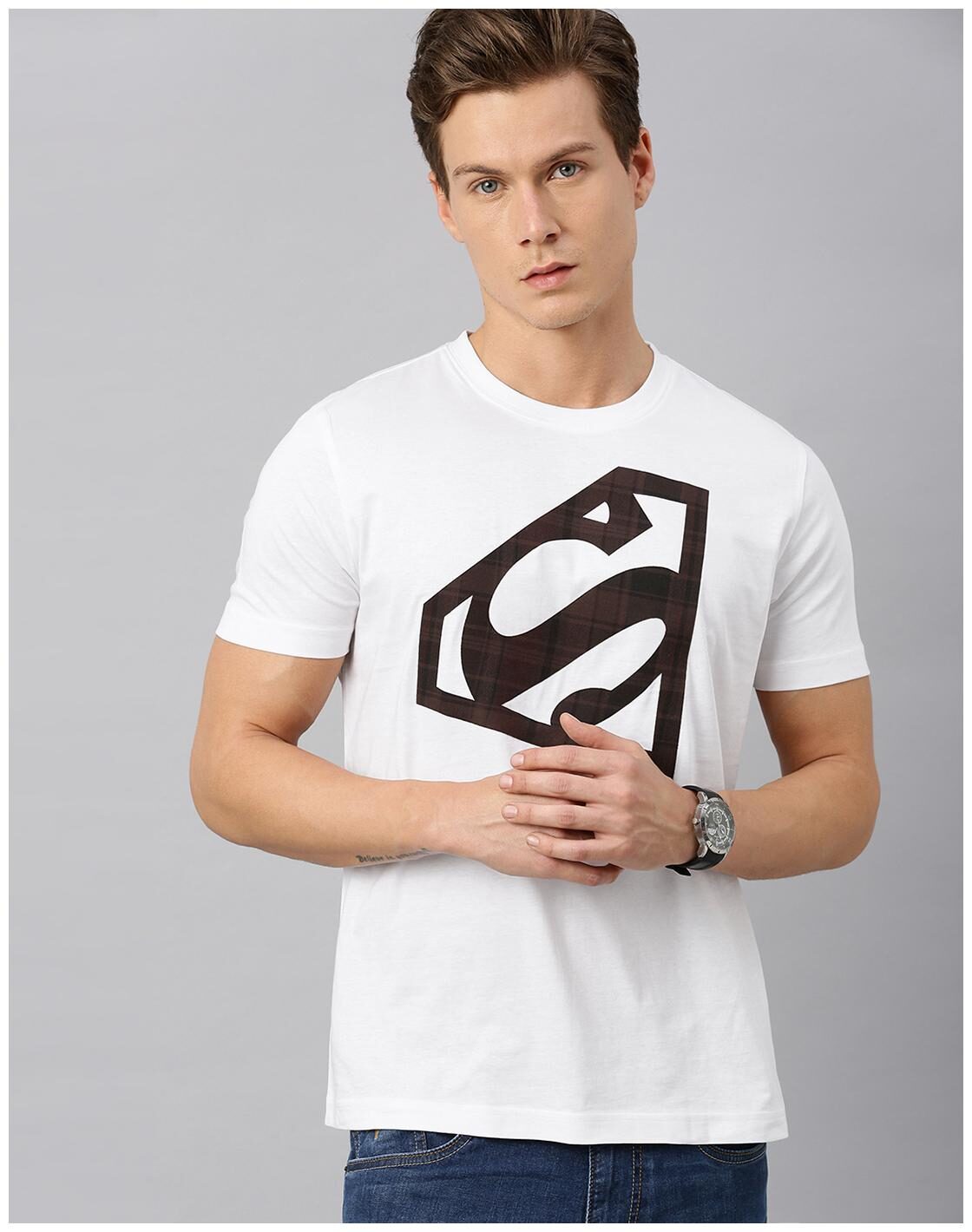 

Huetrap Superman Printed T-Shirt