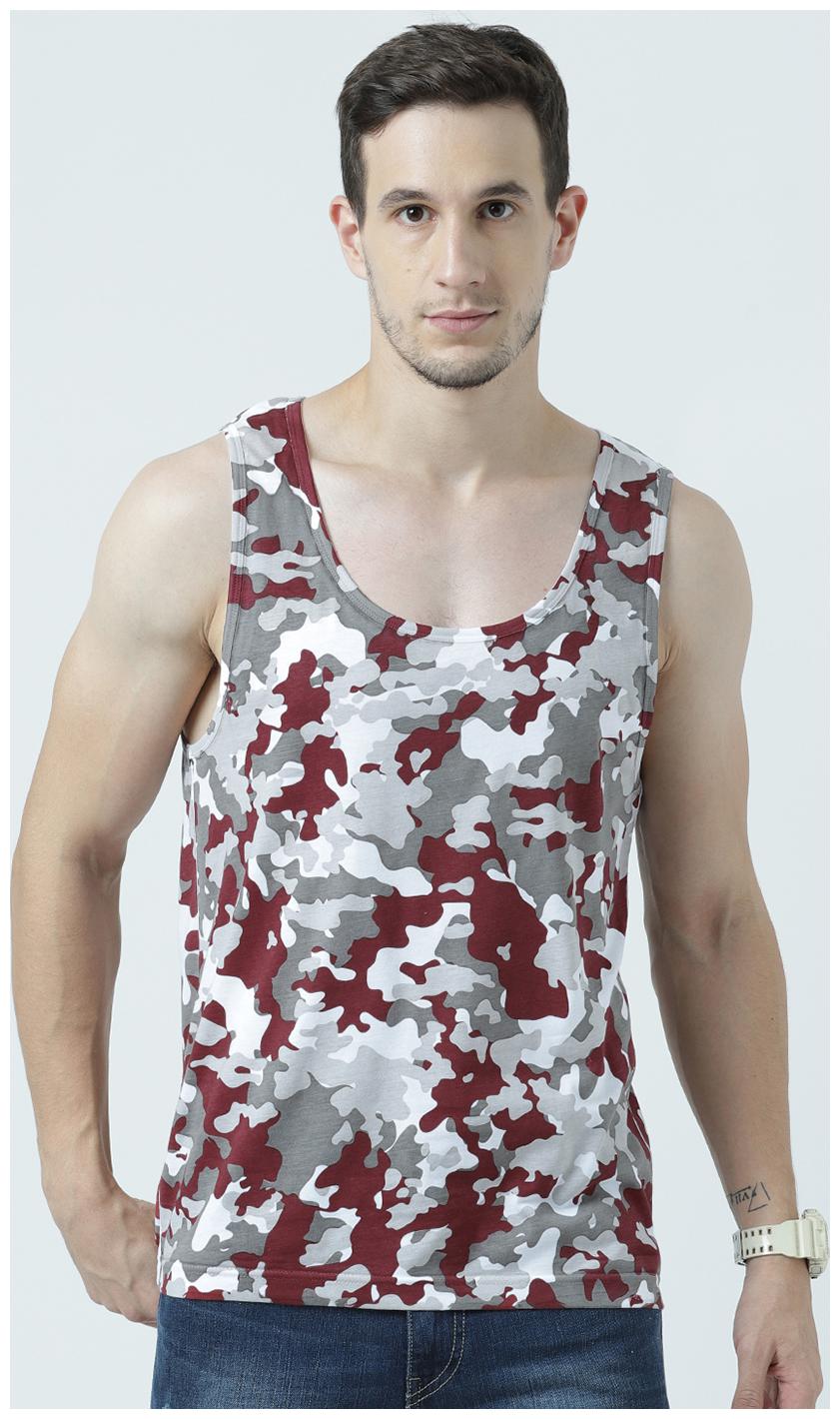 

Huetrap Mens Panache - Camouflage Sleeveless Tee