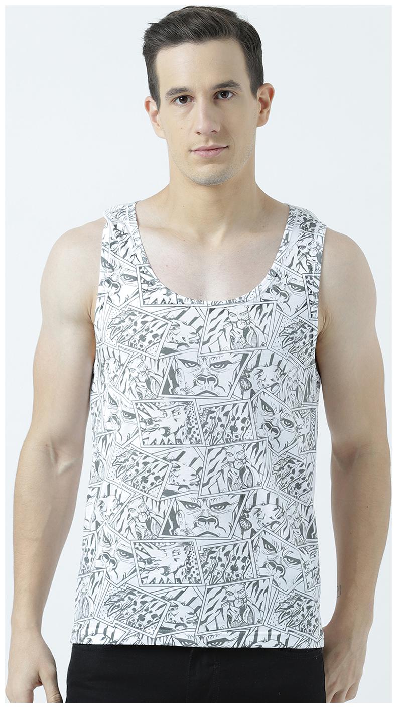 

Huetrap Mens Facets Of Life Sleeveless Tees