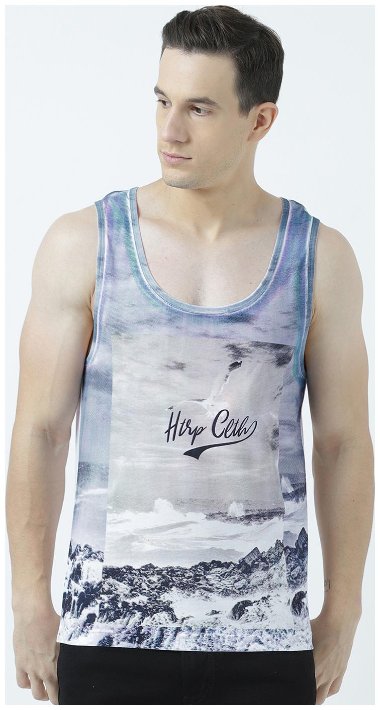 

Huetrap Mens Be Adventurous Graphic Sleeveless Tee