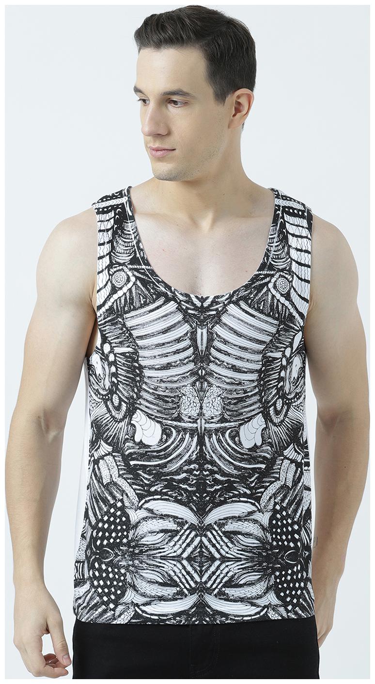 

Huetrap Mens Beauty Of Abstract Graphic Sleeveless Tee