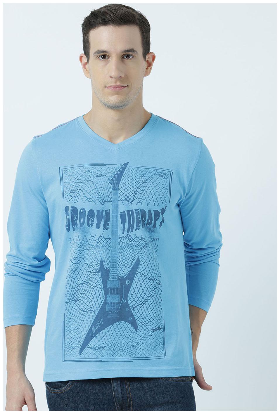 

Huetrap Mens Groove Therapy Long Sleeves Tshirt