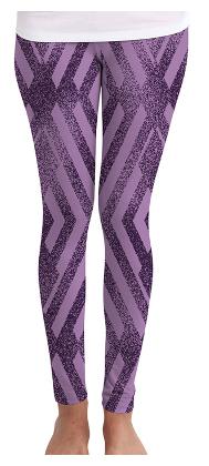 

Huetrap Geometric Tights - Purple