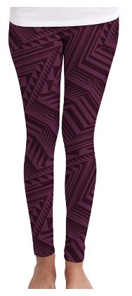 

Huetrap Printed Tights - Maroon