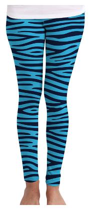 

Huetrap Striped Tights - Turquoise