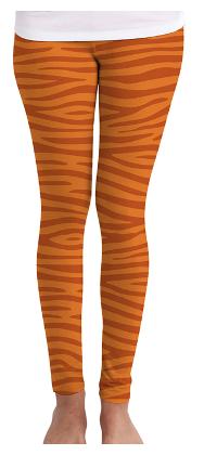 

Huetrap Printed Tights - Orange