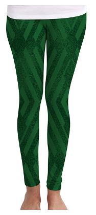 

Huetrap Geometric Tights - Green