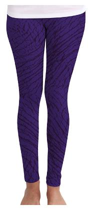 

Huetrap Printed Tights - Purple