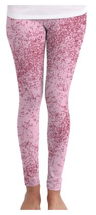 

Huetrap Printed Tights - Pink