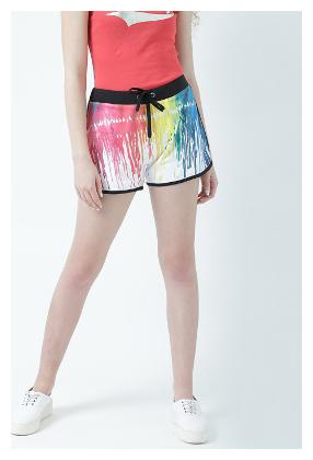 

Huetrap Women Solid Regular shorts - Multi