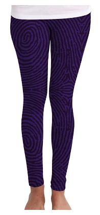 

Huetrap Printed Tights - Purple