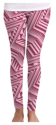 

Huetrap Printed Tights - Pink