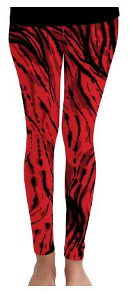 

Huetrap Printed Tights - Red