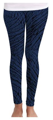 

Huetrap Printed Tights - Blue