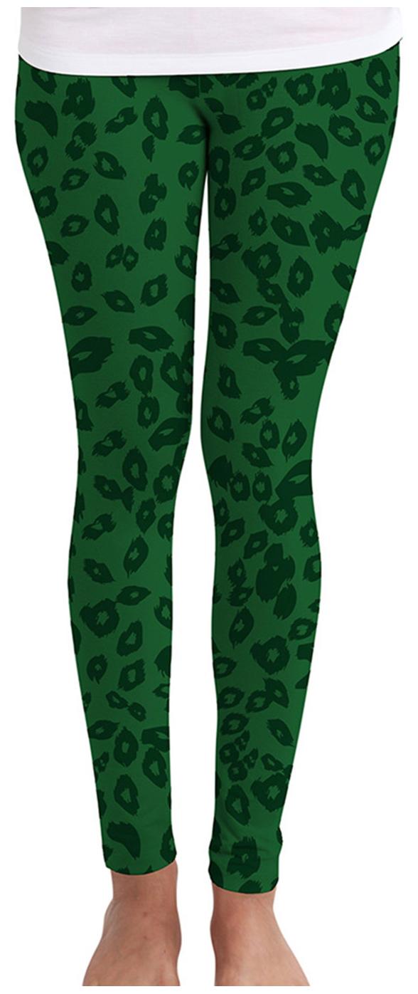 

Huetrap Printed Tights - Green