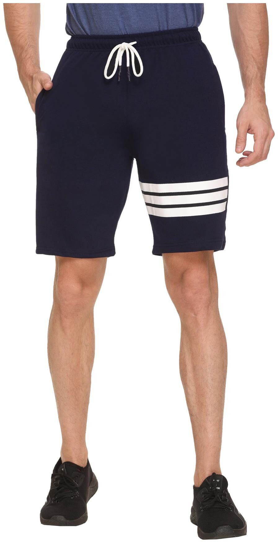 

HVBK Men Blue Regular Fit Regular Shorts
