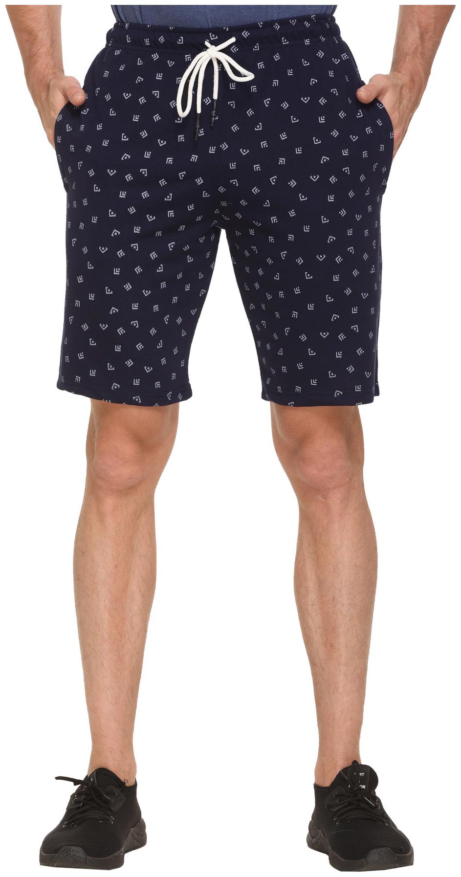 

HVBK Men Blue Regular Fit Regular Shorts