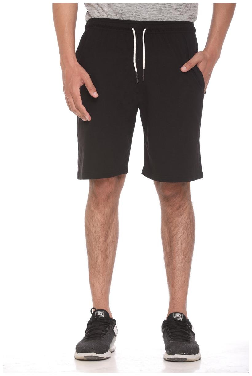 

HVBK Men Black Regular Fit Regular Shorts