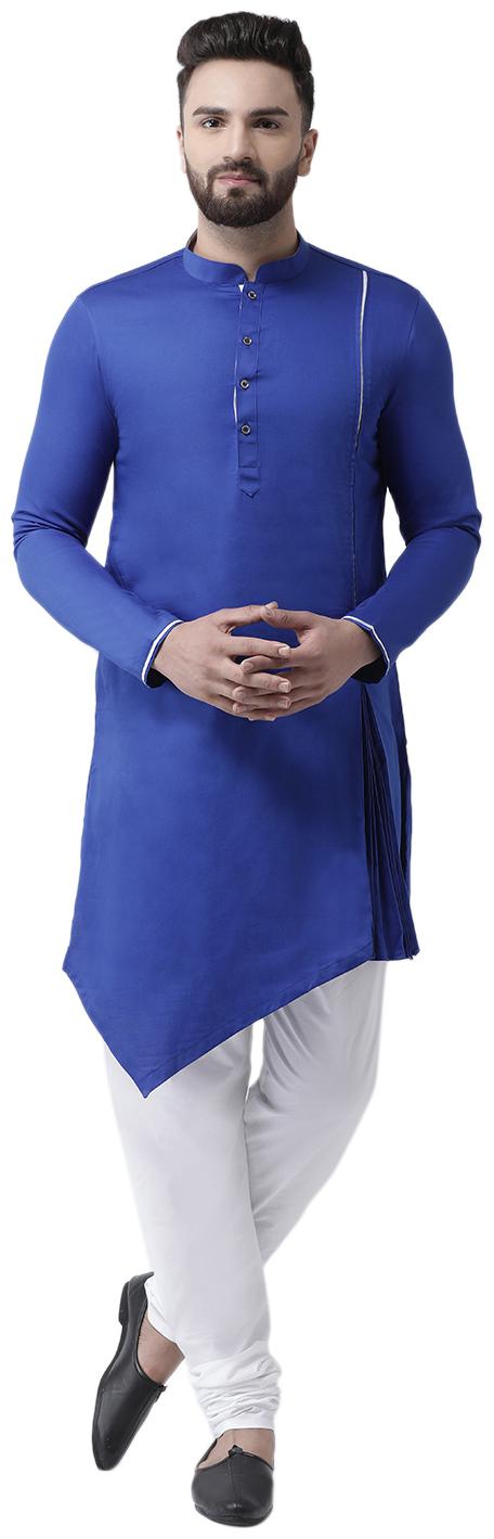 

I Know Men Blue Regular Fit Kurta
