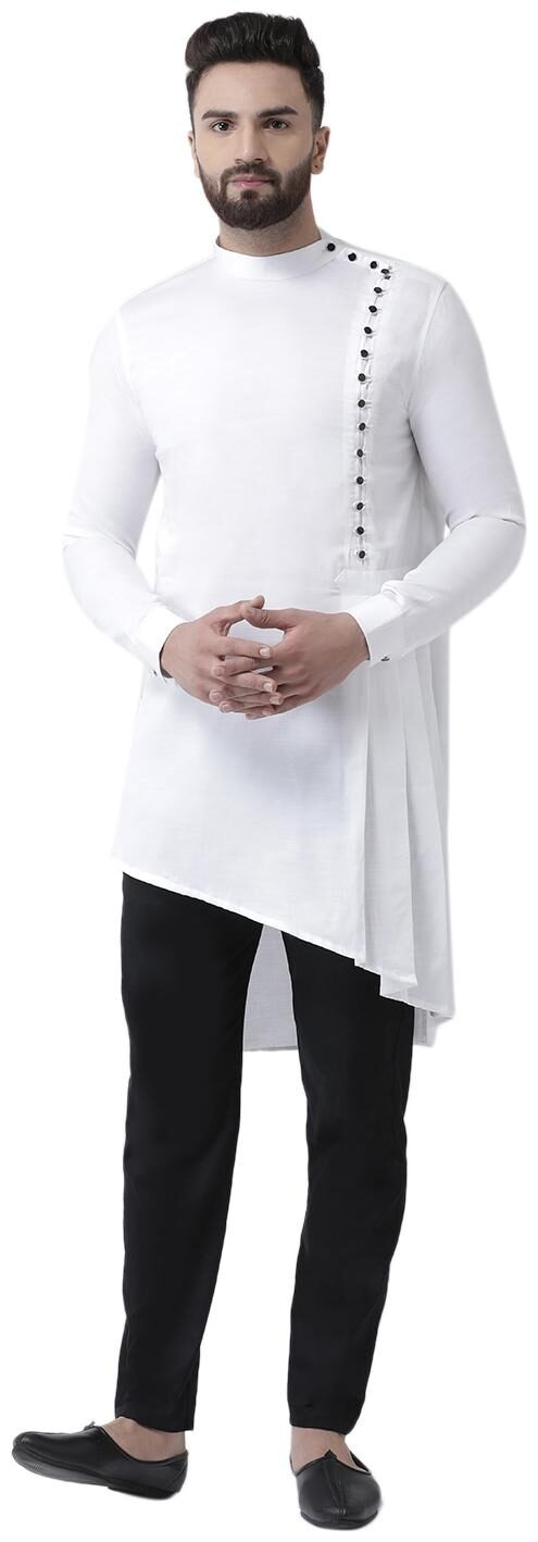

I Know Men White Regular Fit Kurta